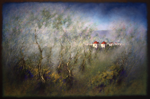 Hometown - painted by Alan Moloney - 102cm x 153cm - Oil on Canvas